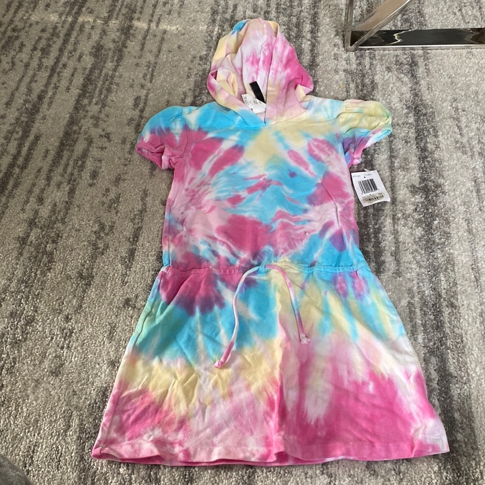 Lily Bleu Tie-Dye Dress Hooded